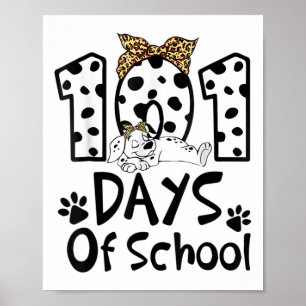 Dagen van School Dalmatische Hond Jongens Meisjes  Poster