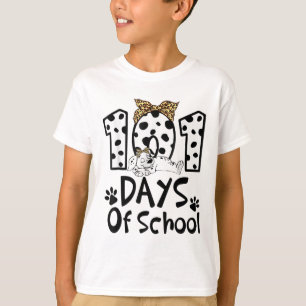 Dagen van School Dalmatische Hond Jongens Meisjes  T-shirt