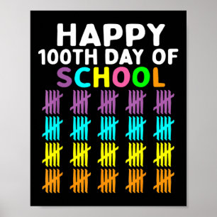 Dagen van School Leerkracht Mannen Vrouwen Kinder Poster