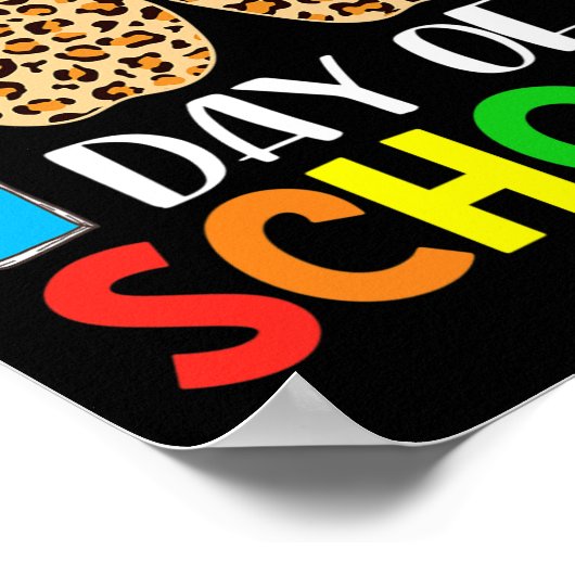 Dagen van School Leopard Print Leraar en Student 1 (Hoek)