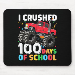 Dagen van School Monster Truck 100e dag van School Muismat