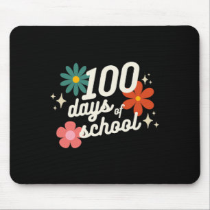 Dagen van School Retro Leraar Student Kindergarten Muismat