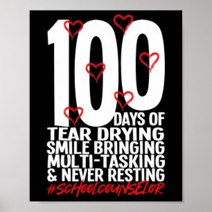 Dagen van schoolbegeleider 100ste schooldag poster