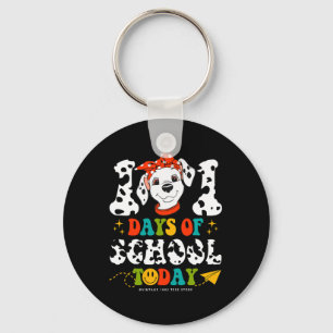 Dagen van Schoolhond Jongens Dalmatische Meisjes 1 Sleutelhanger