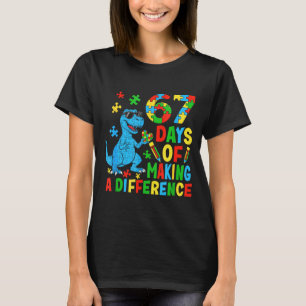 Dagen Van Verschil Maken Dinosaurus Autisme Leraar T-shirt
