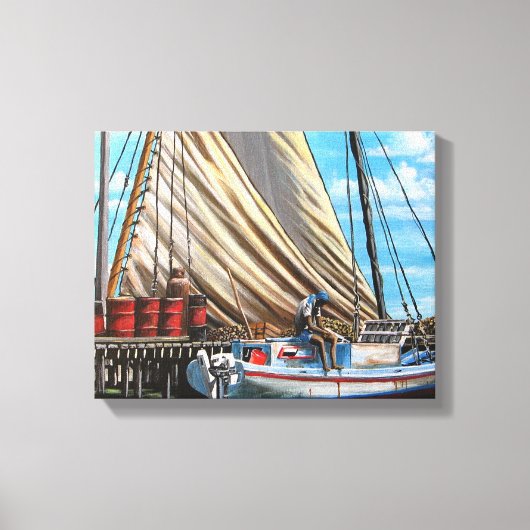 Dagen weg canvas afdruk (Voorkant)