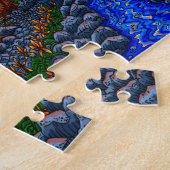 Dageraad bij Ye Olde Colonial Inn Legpuzzel (Zijkant)