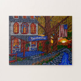 Dageraad bij Ye Olde Colonial Inn Legpuzzel