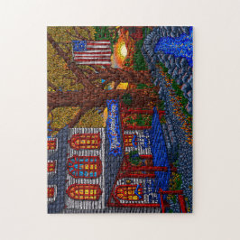 Dageraad bij Ye Olde Colonial Inn Legpuzzel