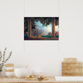 Dageraad door Maxfield Parrish in 1922 Poster (Keuken)