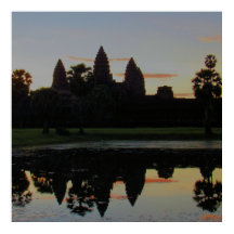 Dageraad in Angkor Wat