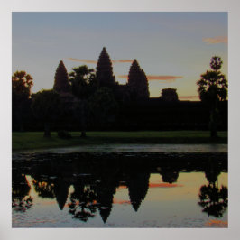 Dageraad in Angkor Wat Poster