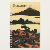 Dageraad op Isawa  Japans Woodblock Planner (Voorkant)