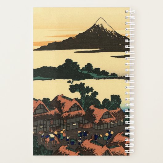Dageraad op Isawa  Japans Woodblock Planner (Achterkant)