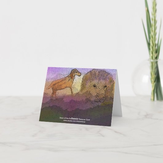 Dageraad van de Kaarten van de Pascha van de (Achterkant)