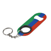 Dagestaanse vlag mini flessenopener (Voorkant Gekanteld)