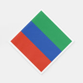 Dagestaanse vlag servet (Hoek)