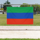 Dagestaanse vlag spandoek (Insitu)