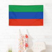 Dagestan flag Banner (Insitu)