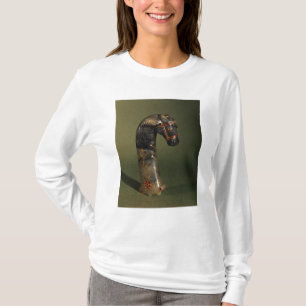 Dagger handvat in de vorm van een paardenkop t-shirt