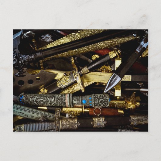 Daggers, Dirks en Sabers Briefkaart (Voorkant)