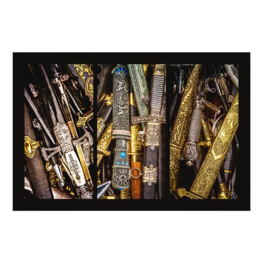 Daggers, Dirks en Sabers Foto Afdruk (Voorkant)