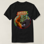 Daggeschenk voor Grizzy en Lemmings grappige Kinde T-shirt (Design voorkant)