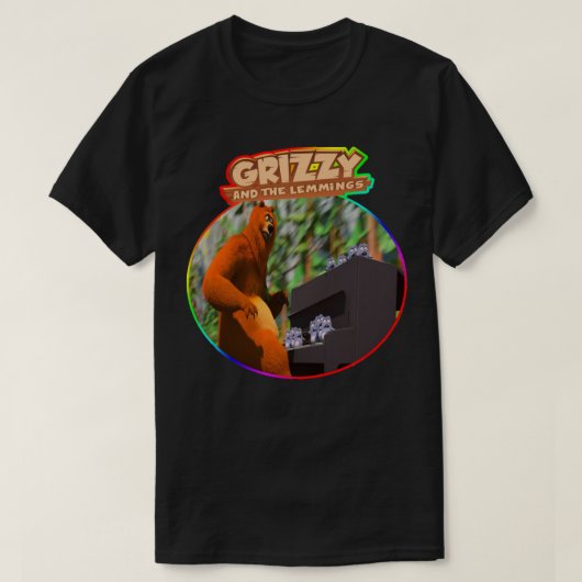 Daggeschenk voor Grizzy en Lemmings grappige Kinde T-shirt (Design voorkant)