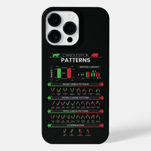 Daghandelaar-aandelenkaartkaars iPhone 14 Pro Max Hoesje