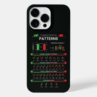 Daghandelaar-aandelenkaartkaars iPhone 14 Pro Max Hoesje