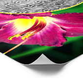 Dagleliefhebber Bloem Frame Maak Je Eigen Foto Poster (Hoek)