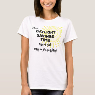 Daglicht Besparing Time Girl T-shirt