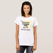 Daglicht Besparing Time Girl T-shirt (Voorkant volledig)
