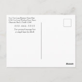 Daglichtbesparingstijd Herinneringsservice Briefkaart (Achterkant)