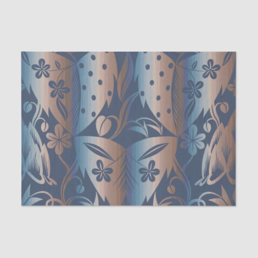 Dagobert Peche Grosse Blätter Tissuepapier (Voorkant)