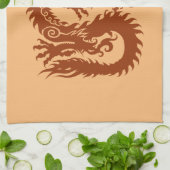 Dagon chinois traditionnel Serviette de cuisine (Plié)