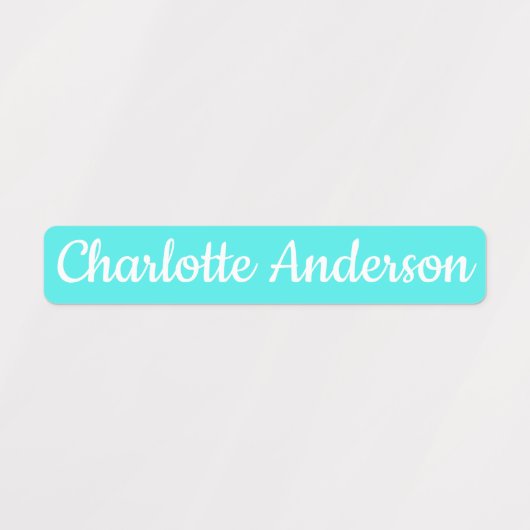 Dagopvang / School aangepaste naam Neon kleuren Labels (Design 2)