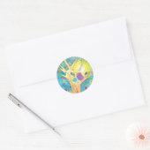 Dagpauze Ronde Sticker (Envelop)