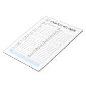 DAGPLANNER 30 MINUTEN INTERVAL VOEG UW LOGO TOE NOTITIEBLOK (Schuin)