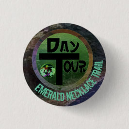 Dagrondleiding op de knop Emerald Ketting Trail Ronde Button 3,2 Cm