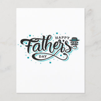 Dagtypografie van vaders | Cute Gift | Gezinsverli Flyer