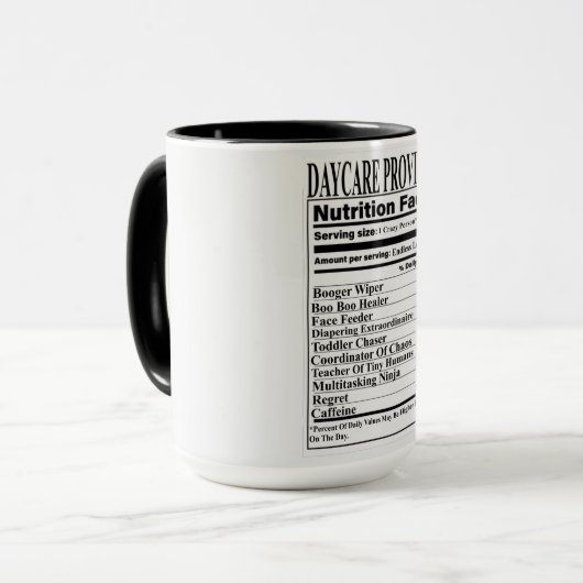 Dagverzorger Feiten Mok (Voorkant links)