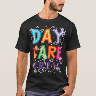 Dagverzorger Kinderopvang Voorschoolse leraar T-Sh T-shirt