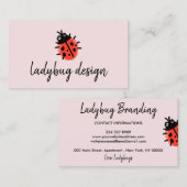 Dagverzorging in Ladybug Visitekaartje (Voorkant / Achterkant)