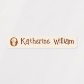 Dagverzorging/School Custom Schattig Dier Waterdic Labels (Design 1)