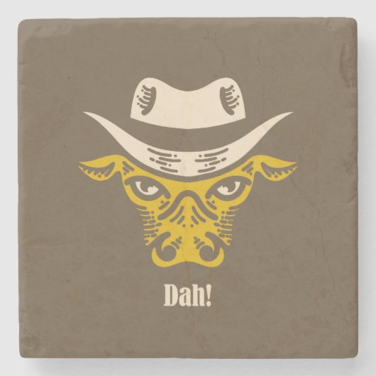Dah! Stenen Onderzetter (Voorkant)