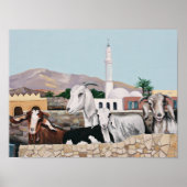 Dahab Goats Poster (Voorkant)