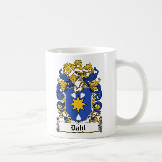 Dahl Family Crest Koffiemok (Rechts)