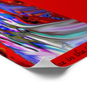 Dahla Feeling Blue Poster (Hoek)