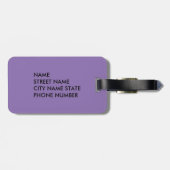 Dahlia-Bagagelabel Bagagelabel (Achterkant horizontaal)